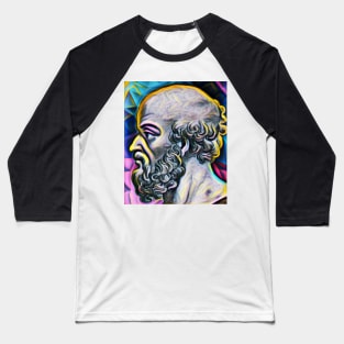 Eratosthenes of Cyrene Portrait | Eratosthenes of Cyrene Artwork 10 Baseball T-Shirt